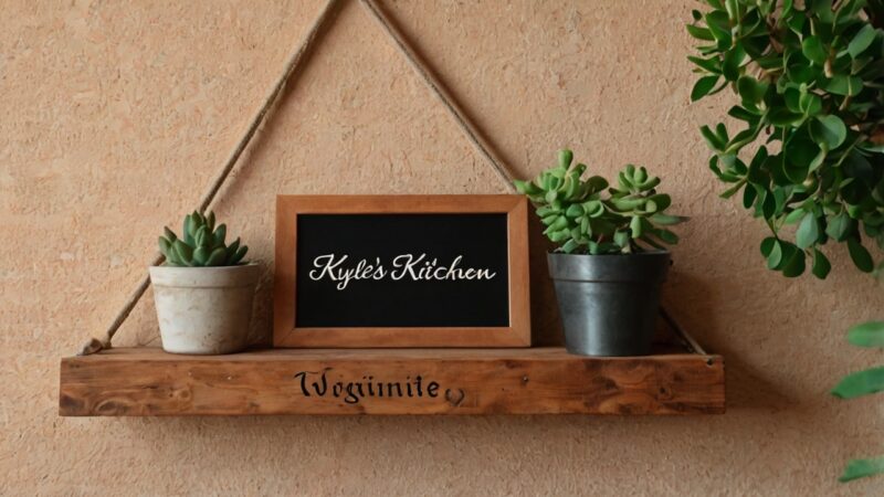 Kylie’s DIY Kitchen Sign Hacks You’ll Wish You Knew!